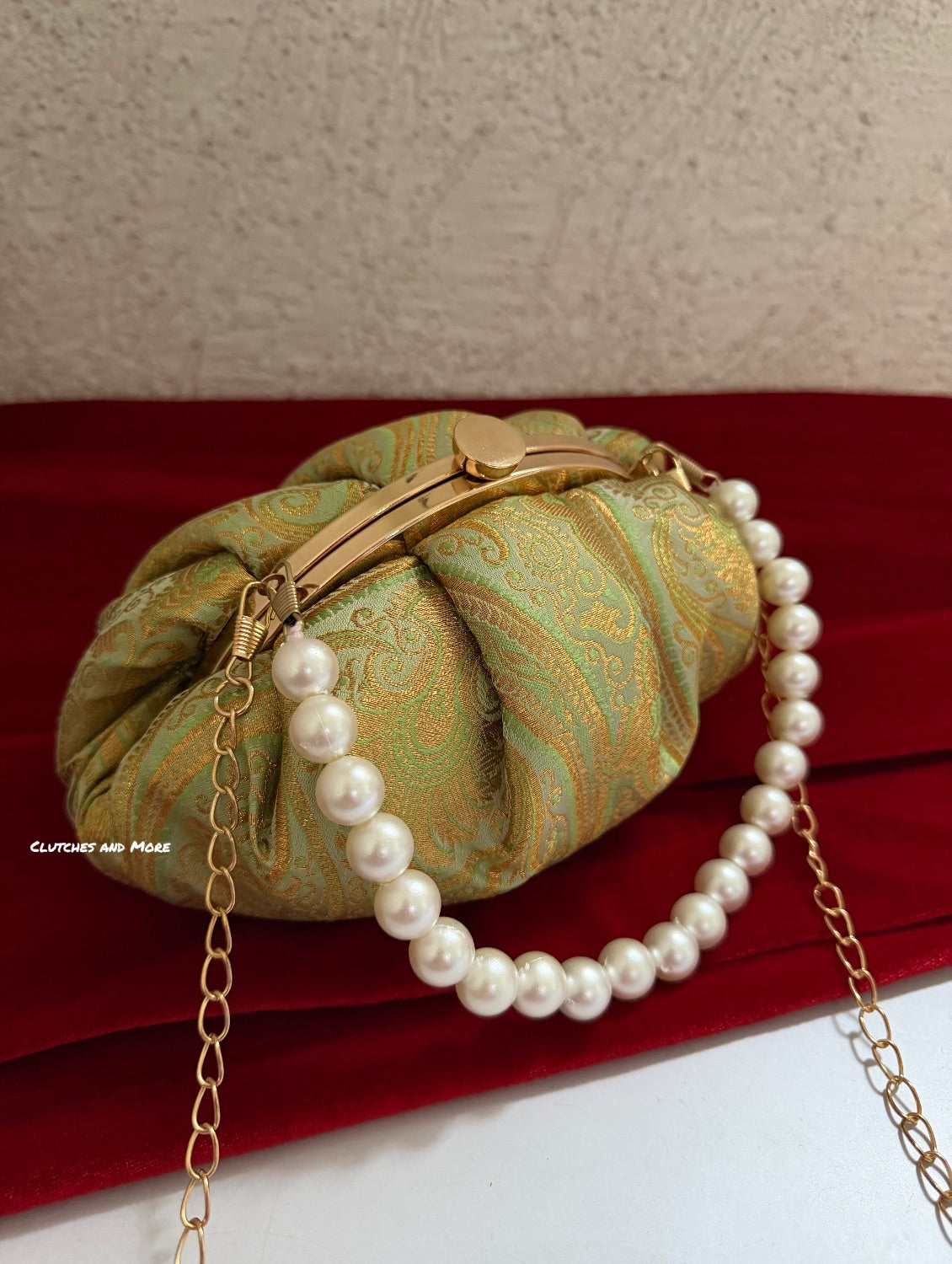 Banarsi Batua Bag Patel Green