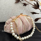 Crush Batua bag Nude-Gold
