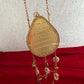 Mini Mother of Pearl Clutch Avacado Gold
