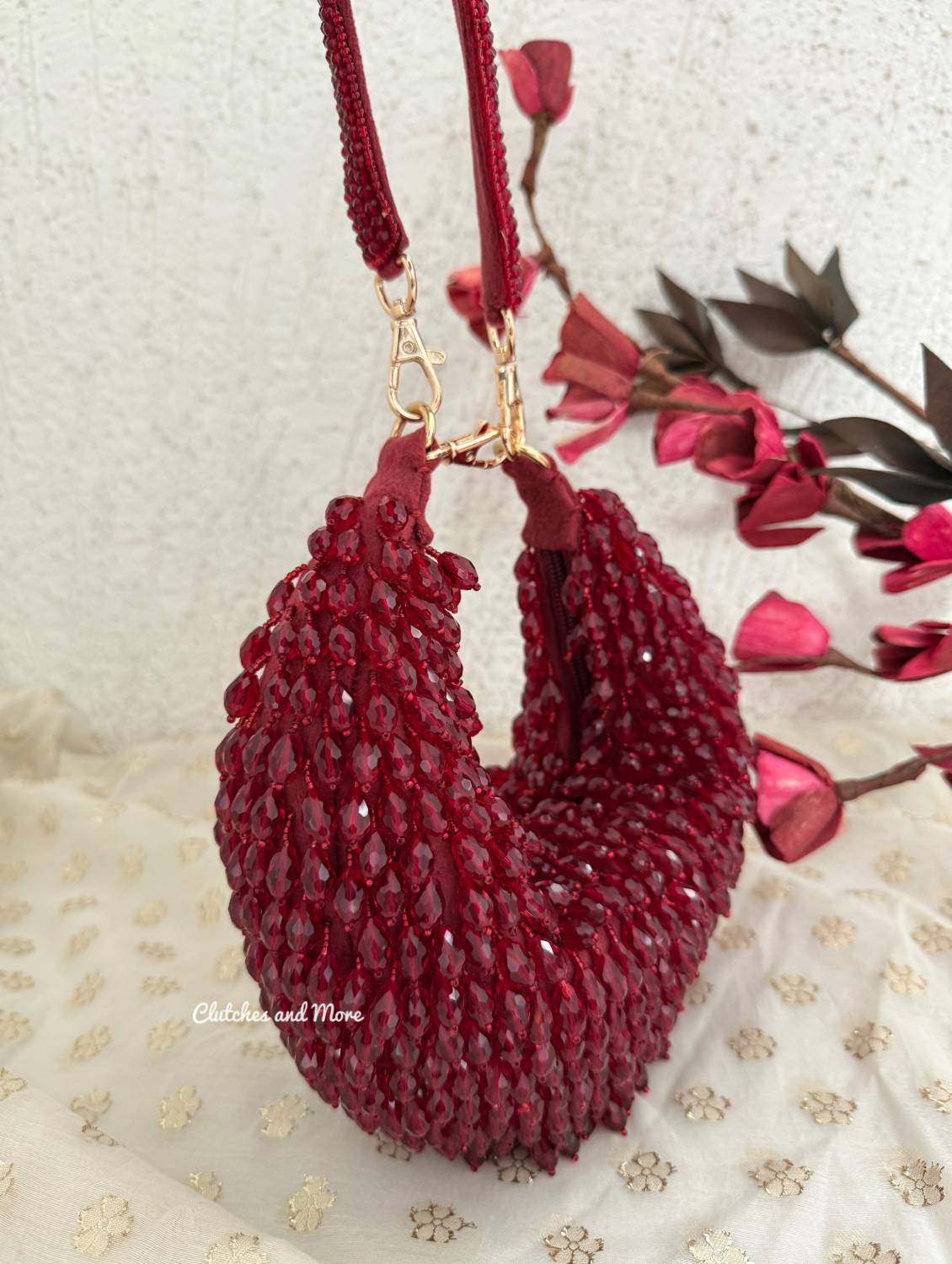 Sia Moon Crystal Bag Red