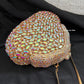 Aurora Bloom Crystal Clutch