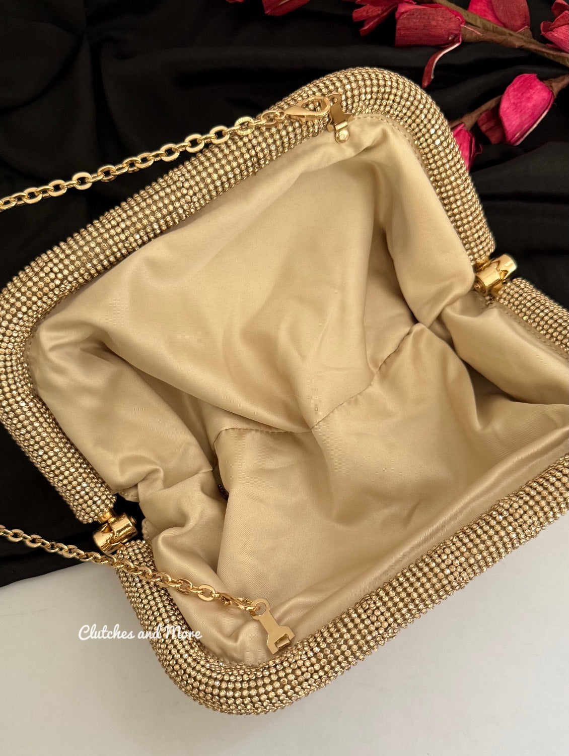 Viral Rhinestone Luxury Bag Gold