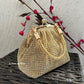 Rhinestone Gold Batua Bag