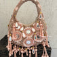 Chandni Pink Mirror Bag Peach/Rose Gold
