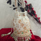 Vaidehi Luxe Potli Bag White