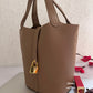 Lock it Bucket Bag Nude Brown