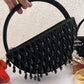 Crystal Chand Premium Clutch Black