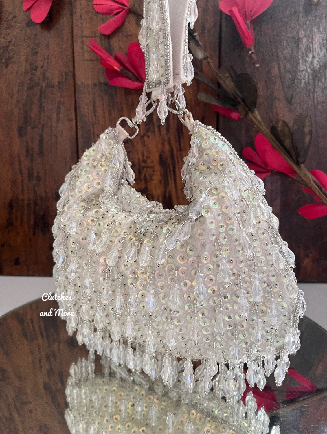 The Bagwati - Crystal Moon Bag White