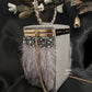 Feather Box Clutch Silver