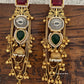 Aashna Kashmiri Earrings Maroon