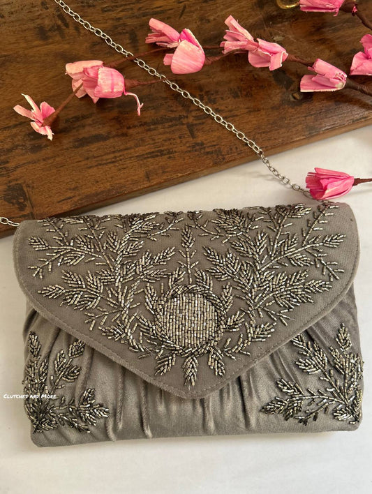 Eden Envelope Bag Grey