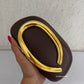 The ZARA Clutch Chocolate Brown