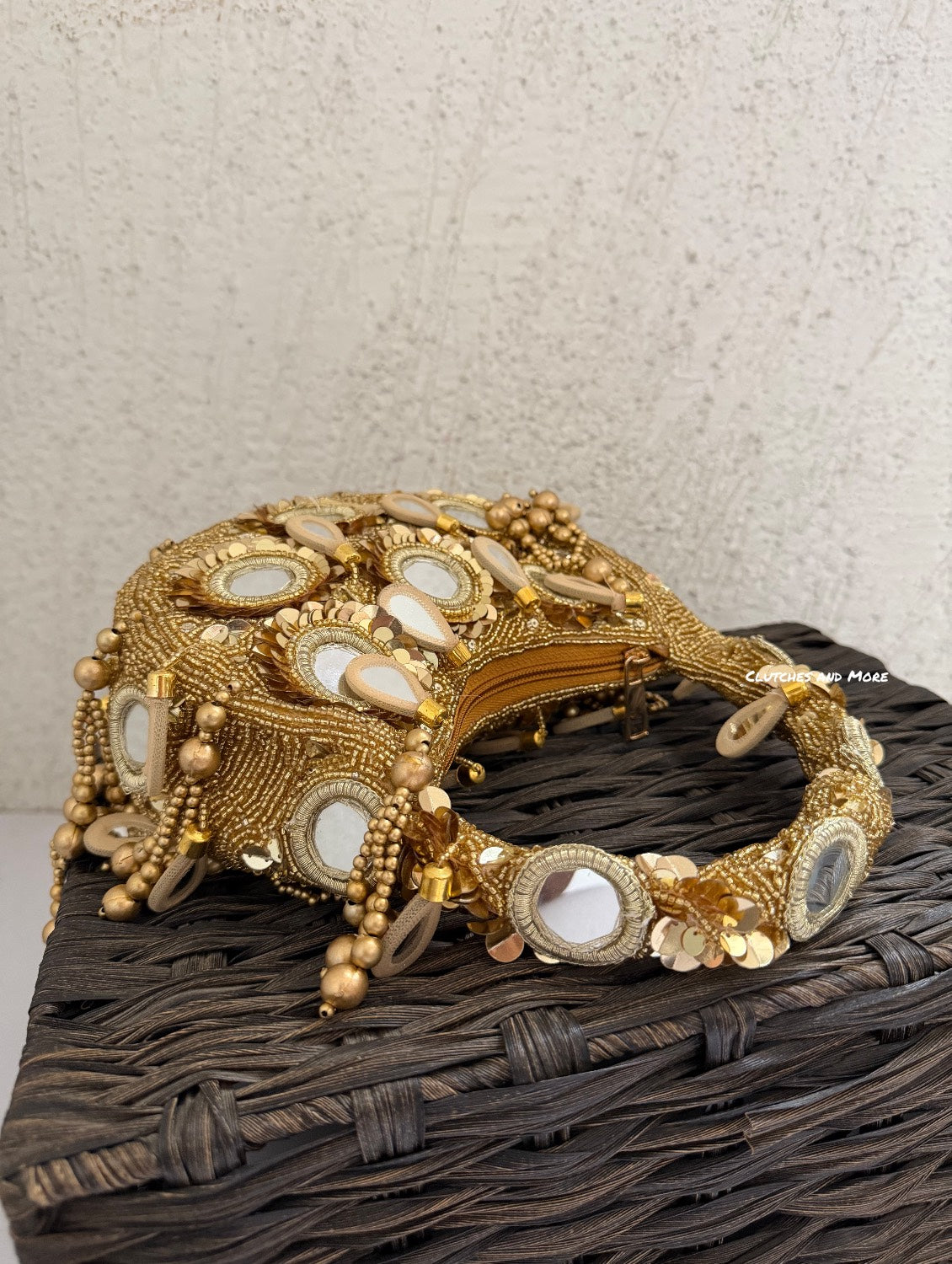 Chandni Gold Mirror Bag