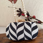 Paradise Black White Clutch
