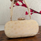 Adaa Banarsi Clutch Off white