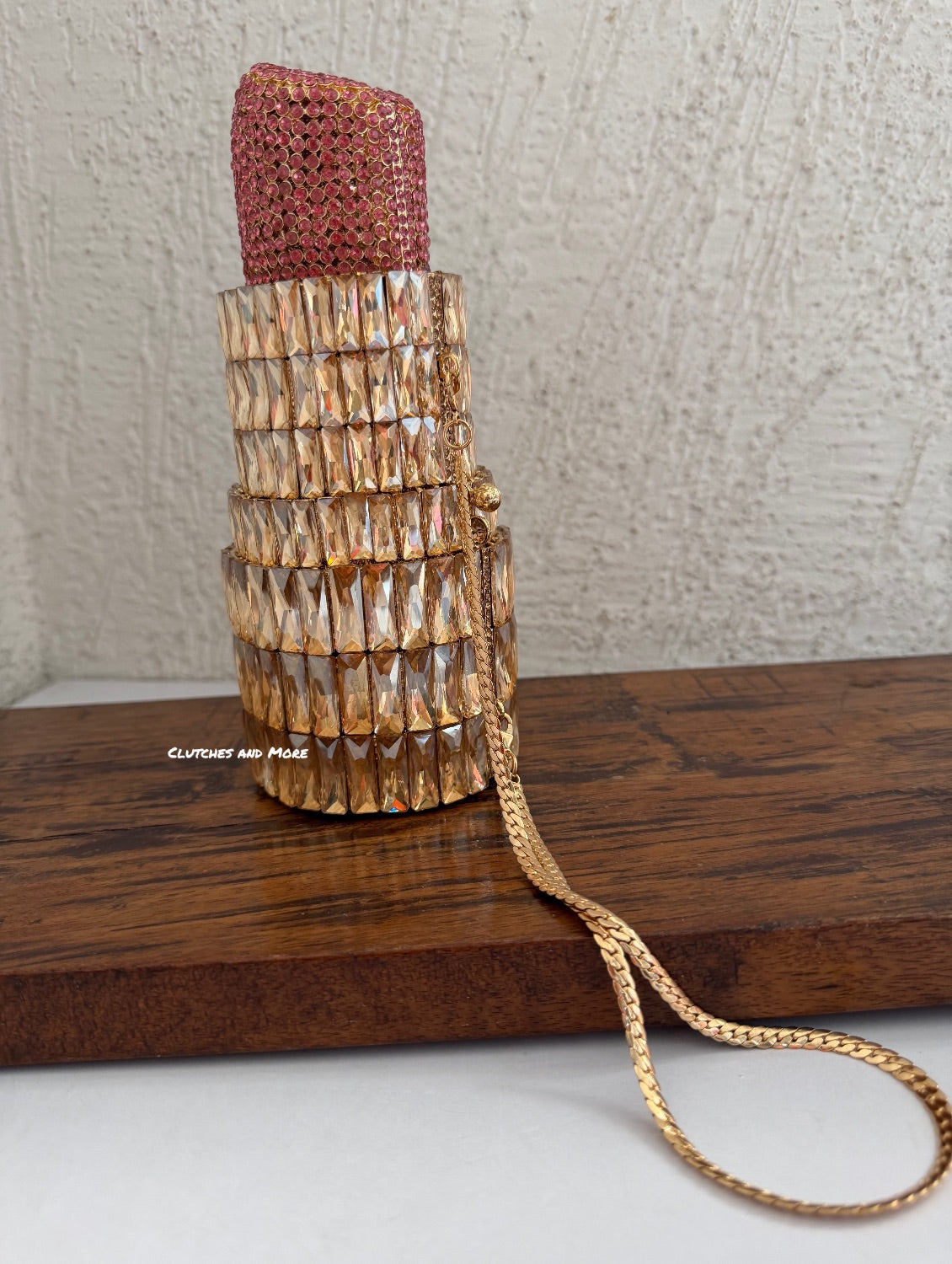 Premium Crystal Lipstick Clutch