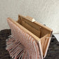 Rose Gold- White Crystal Bag