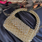 Trend Setter Gold Pearl Bag