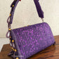Mirror Flap Bag Purple