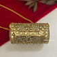 Kasika Kundan Brass Mini Clutch Cylindrical
