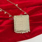 Mumtaz Mini Metal Jaal Bag Silver