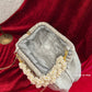 Kundan Batua Bag Silver