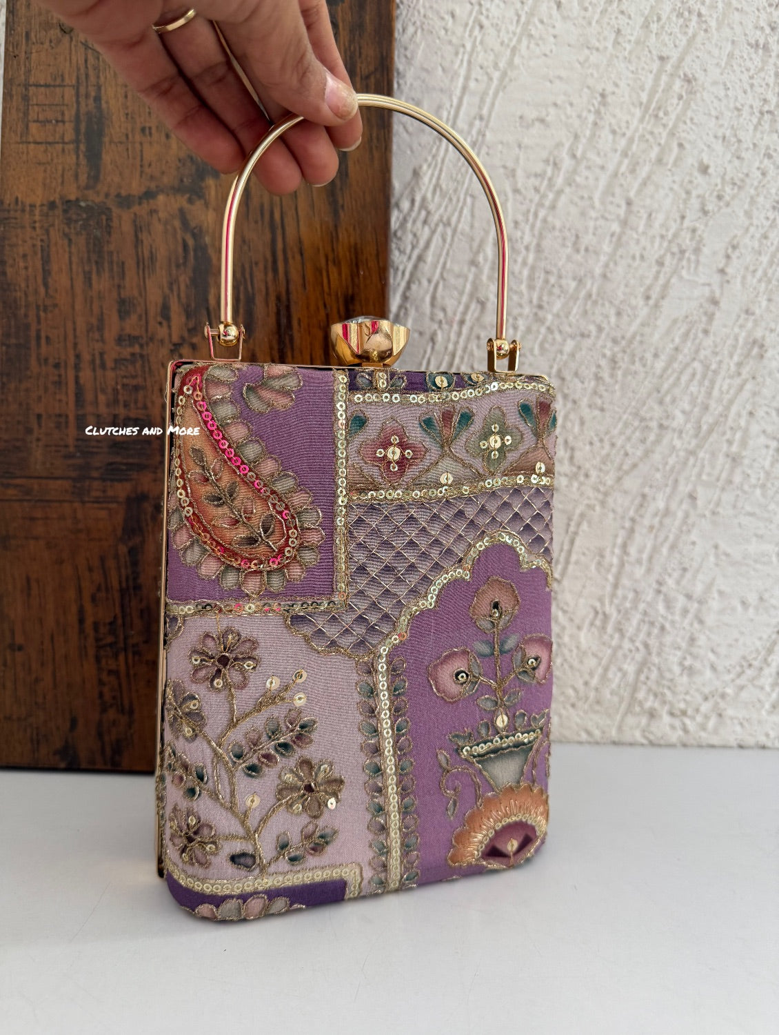Maharani Party Bag Lavender Multi