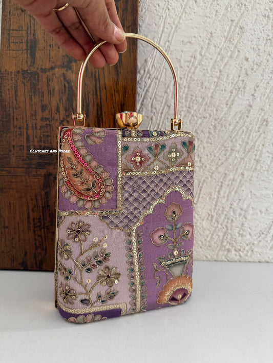 Maharani Party Bag Lavender Multi