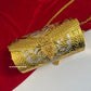 Cylindrical Gold Silver Brass Clutch