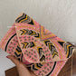 Pink Multi Colour  Envelope Bag