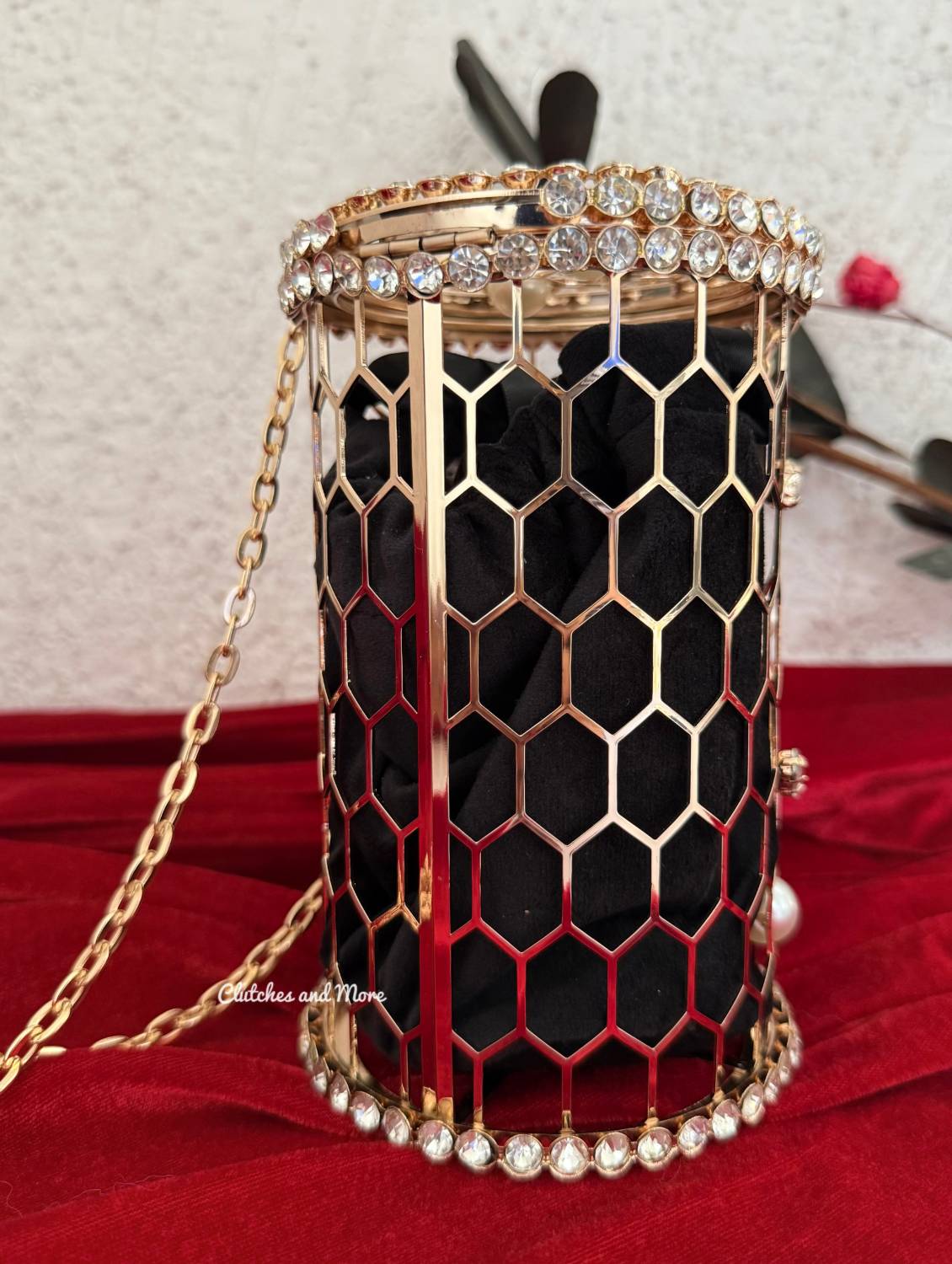 Mallika Cage Bag Black