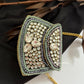 Kashish Kundan Brass Clutch Mini Multicolored
