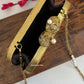 Criss Cross Capsule Mother of Pearl Luxury Clutch