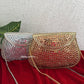 Mirror Brass Clutch Silver