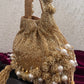 Luxury Gold Bucket Potli