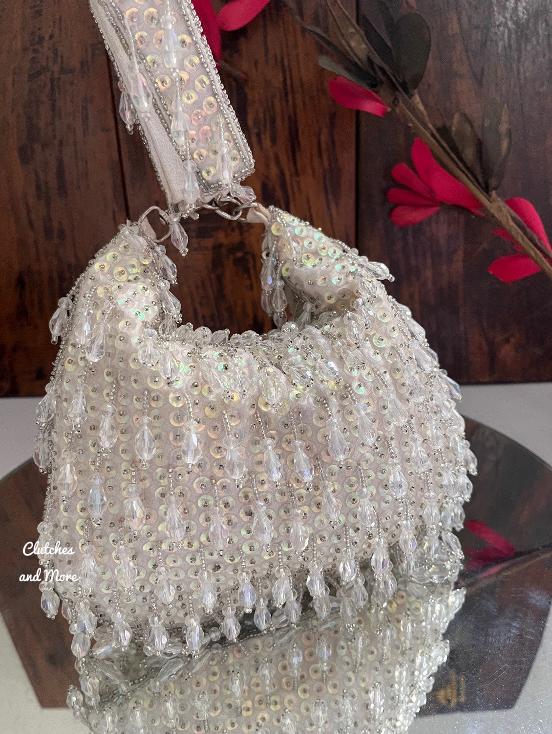 The Bagwati - Crystal Moon Bag White