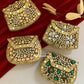 Kasika Kundan Brass Clutch Mini