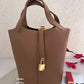 Lock it Bucket Bag Nude Brown