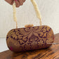 Adaa Banarsi Clutch Wine