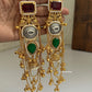 Aashna Kashmiri Earrings Maroon
