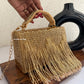 Mannat Gold Tassle Bag