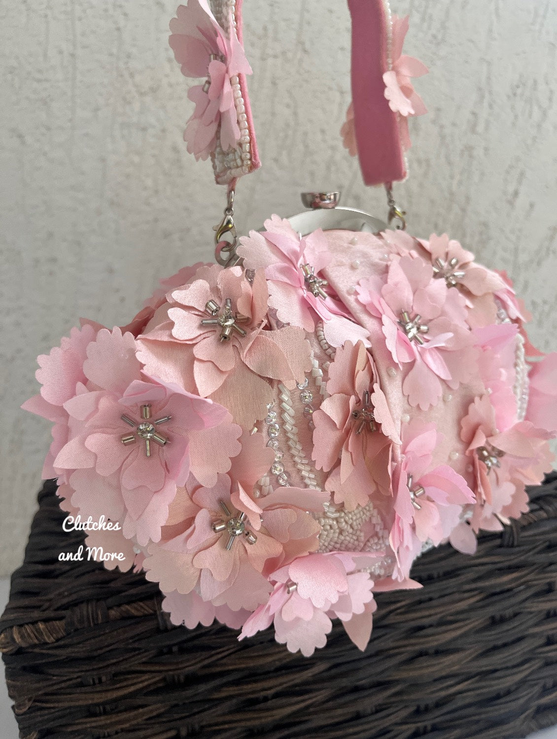 Pink Petals Batua Bag