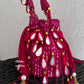 Mirror Tassel Potli Pink