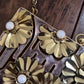 Floral Mother of Pearl Luxury Clutch