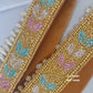 Gold waist belt with pearl tassels