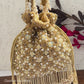 Nayra Gold Pearl Potli