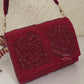 Red Rose Flap Bag