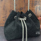 Black Bucket Bag