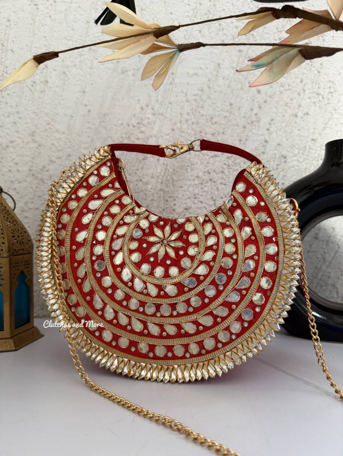 Meraki Gottapatti Chand Bags (Multiple colors)