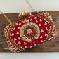 Red Ethnic Clutch